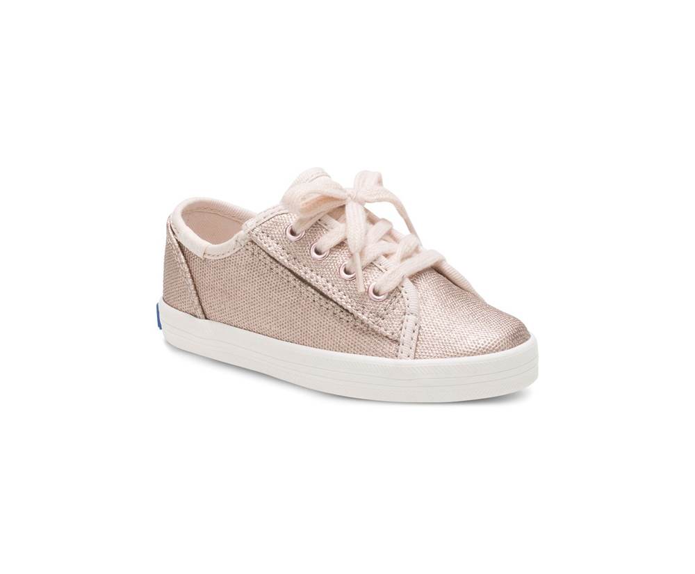 Kids Keds Sneakers - Kickstart Jr. - Rose Gold - 2179-WQOJY